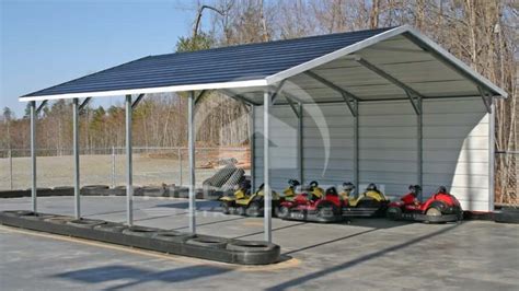 18x21 boxed eave steel carport|vertical roof carports uk.